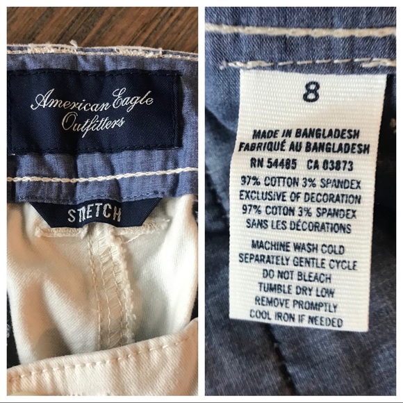 American Eagle Outfitters size 8 light tan shorts - Picture 3 of 8